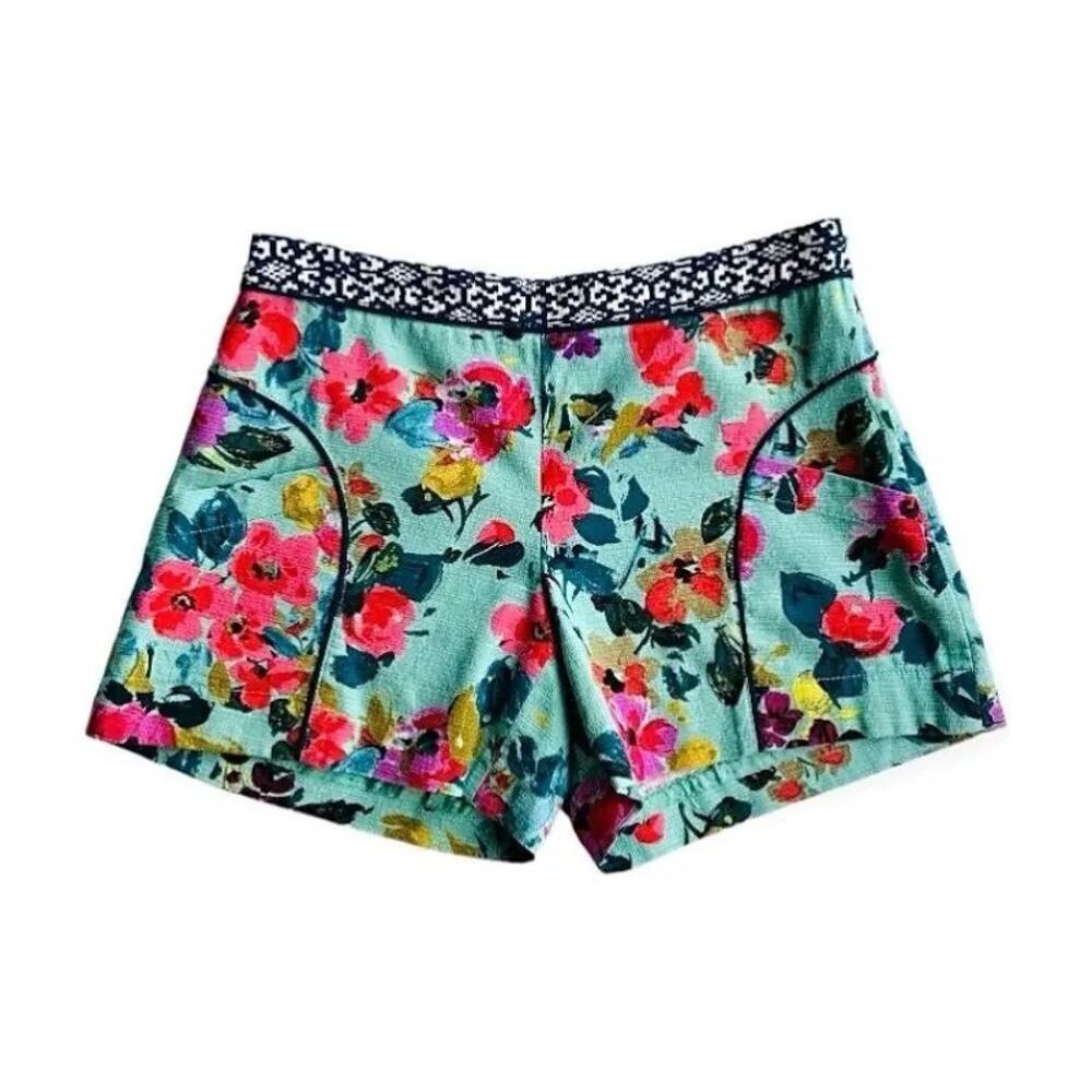 Anthropologie Cartonnier Skyflower Shorts Size 2 - Picture 4 of 11